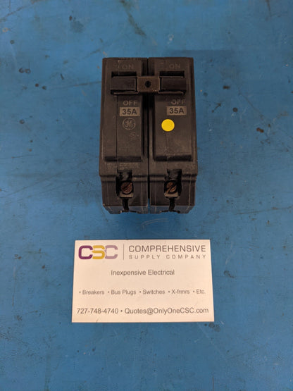 THHQL2135 - GE 35A Amp 2P Pole 22kA@120/240V Plug On Thhql Circuit Breaker