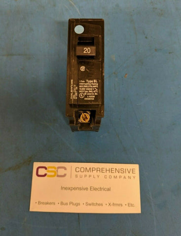 B120 - Siemens 20A Amp 1P Pole 10kA@120/240V Bolt On Circuit Breaker