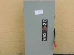 TH3364 - GE 200A Amp 3P Pole 600V Nema 1 Fusible Heavy Duty Safety Switch