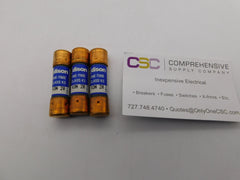 KON-20 - Edison 20A Amp 250V Class K5 One-Time Edison Cartridge Fuse - 3 Pack