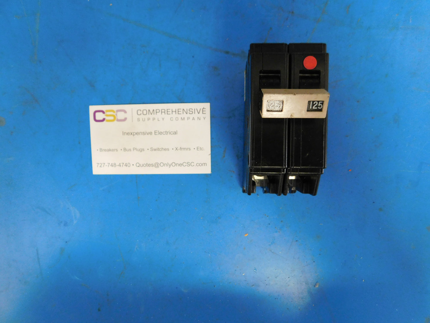 CH2125 - Cutler Hammer 125A Amp 2P Pole 10kA@120/240V Plug On Circuit Breaker