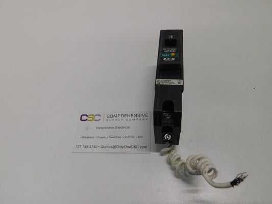 BR115CAF - Eaton 15A Amp 1P Pole 10kA@120V Combo Arc Fault AFCI Circuit Breaker