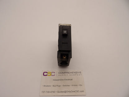BAB1060 - Cutler Hammer 60A Amp 1P Pole 10kA@120/240V Bolt On Circuit Breaker