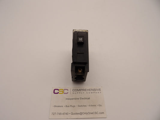 BAB1060 - Cutler Hammer 60A Amp 1P Pole 10kA@120/240V Bolt On Circuit Breaker