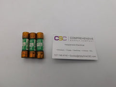 NON-25 - Bussmann 25A Amp 250V Class H One-Time Cartridge Fuse - 3 Pack