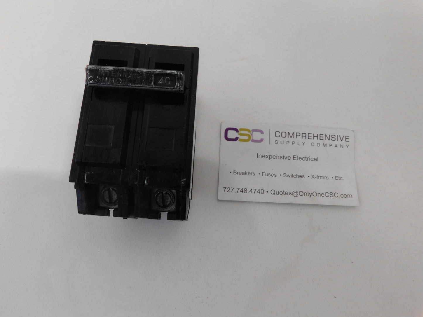 TQL2140 - GE 40A Amp 2P Pole 10kA@120/240V Plug On Circuit Breaker