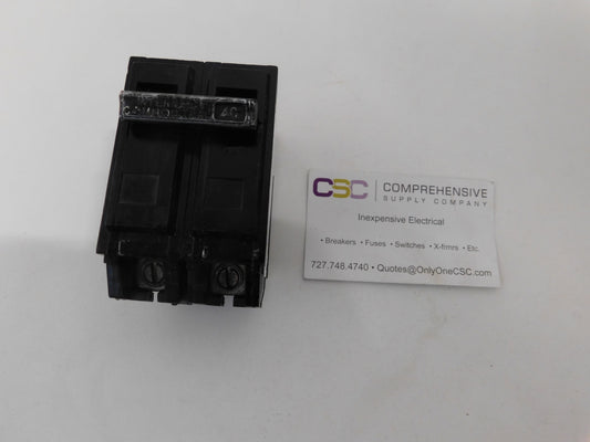 TQL2140 - GE 40A Amp 2P Pole 10kA@120/240V Plug On Circuit Breaker