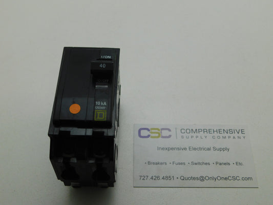 QOB240 - Square D 40A Amp 2P Pole 10kA@120/240V Bolt On Circuit Breaker