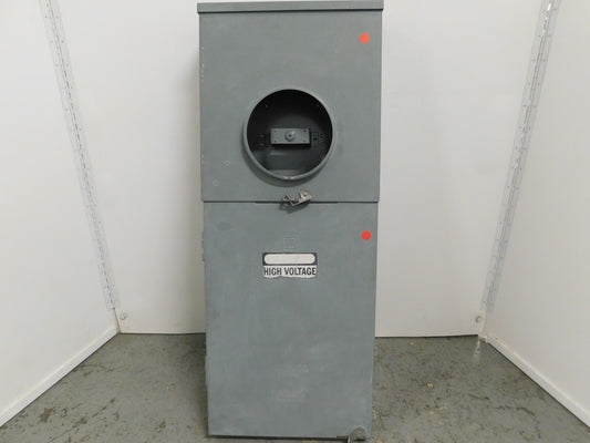QO816F200C - Square D 200A Amp 8Sp/16Cir Qo Meter Main Combination Service Cover Only