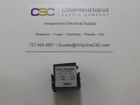 SRPG400A300 - GE 300A Trip Unit For Sgd/Sgh/Sgl/Sgp 400A