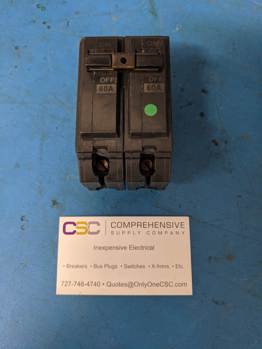 THHQL2160 - GE 60A Amp 2P Pole 22kA@120/240V Plug On Thhql Circuit Breaker