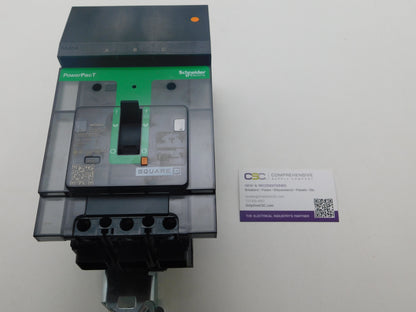 BDA34030Y - Square D 30A Amp 3P Pole 18kA@480Y/277V I-Line Plug On Powerpact Circuit Breaker - Clear Cover