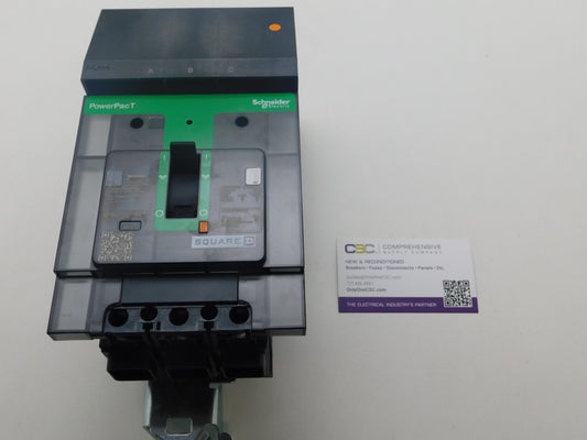BDA34030Y - Square D 30A Amp 3P Pole 18kA@480Y/277V I-Line Plug On Powerpact Circuit Breaker - Clear Cover
