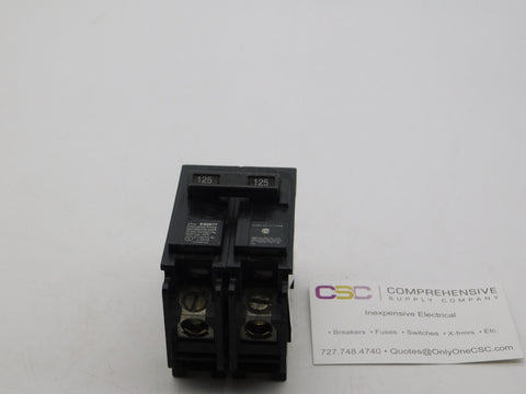 EQ9677 - Siemens 125A Amp 2P Pole 22kA@120/240V Main Circuit Breaker