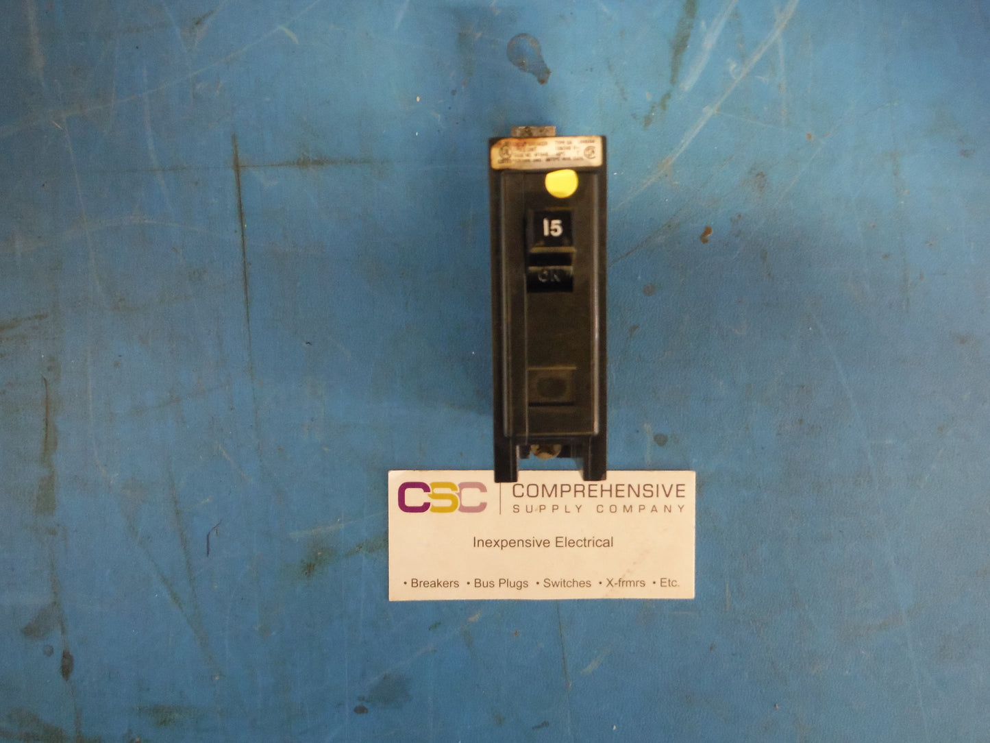 BAB1015 - Cutler Hammer 15A Amp 1P Pole 10kA@120/240V Bolt On Circuit Breaker