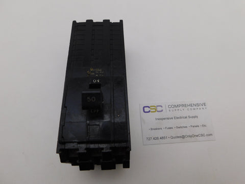 A1B350 - Square D 50A Amp 3P Pole 10kA@240V Bolt On Circuit Breaker