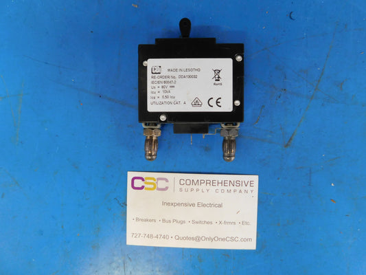 DDA130032 - Cbi 100A Amp 1P Pole 10kA@80V Plug On Bullet Circuit Breaker