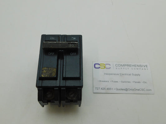 THQL2135 - GE 35A Amp 2P Pole 10kA@120/240V Plug On Circuit Breaker - Older Series