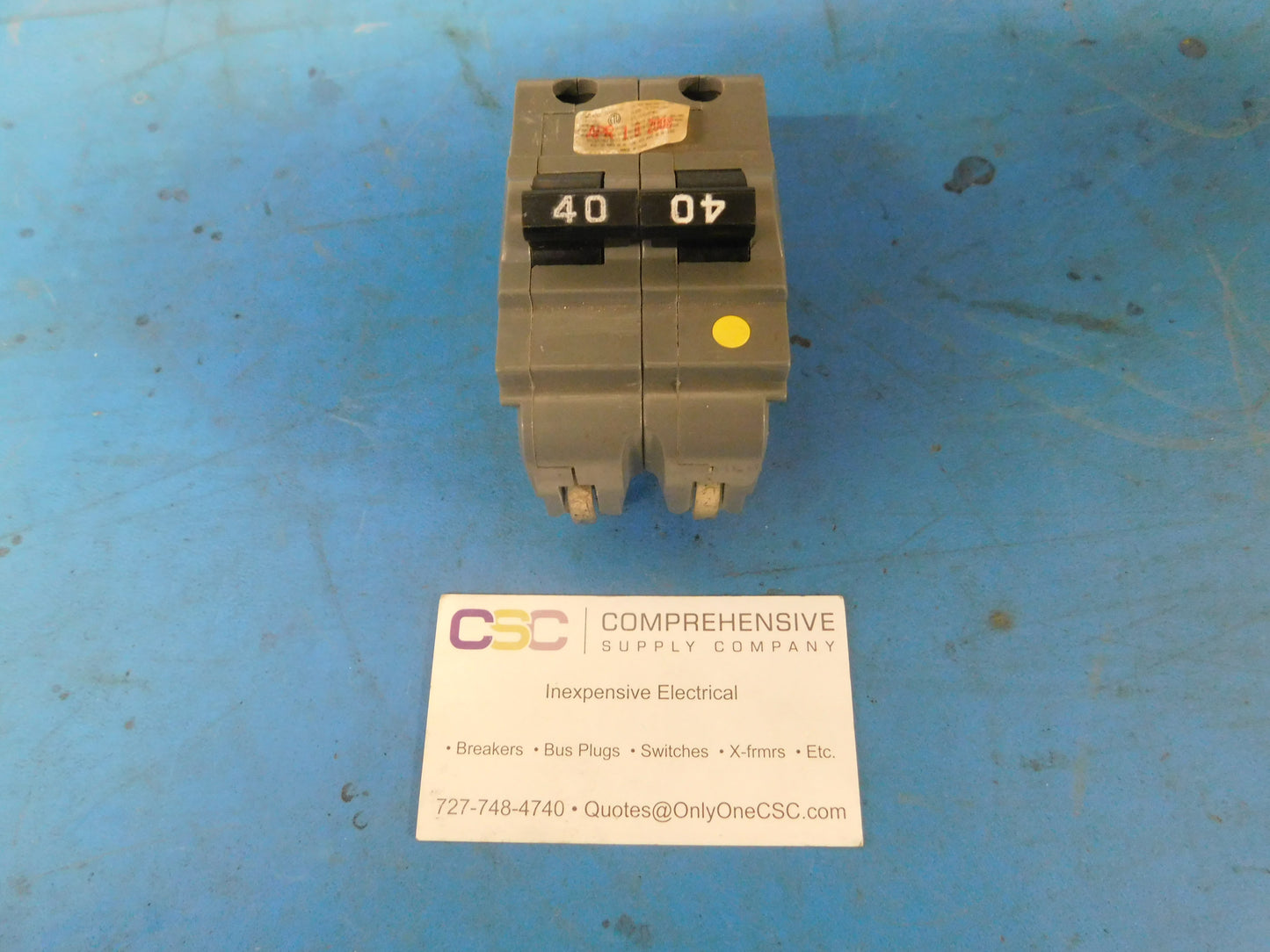 UBIF-240N - Connecticut Electric 40A Amp 2P Pole 10kA@120/240V Plug On Thick Fpe Replacement Circuit Breaker