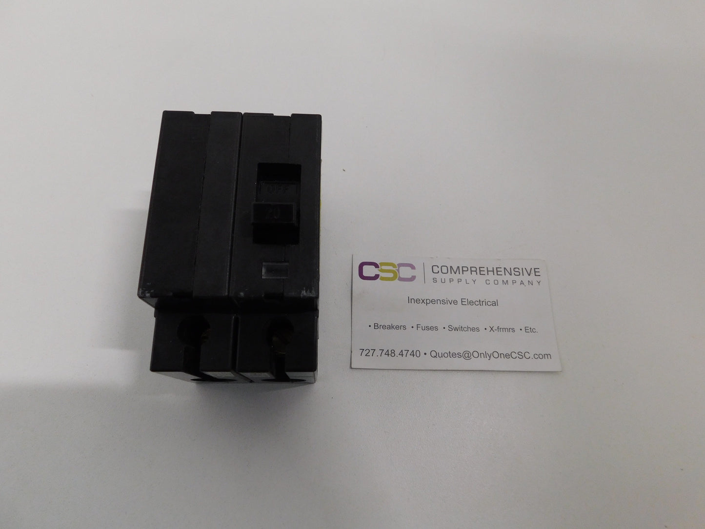 EHB24020 - Square D 20A Amp 2P Pole 14kA@480Y/277V Bolt On Circuit Breaker