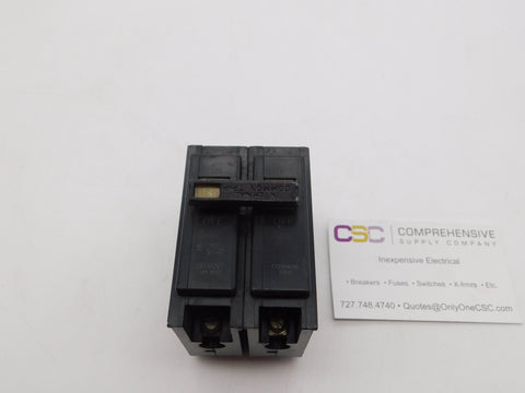 BR225 - Bryant 25A Amp 2P Pole 10kA@120/240V Plug On Circuit Breaker W/White Handle