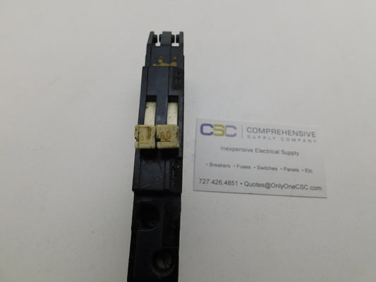 RC38-60 - Zinsco 60/60A Amp 2X1P Pole 10kA@120/240V Plug On Duplex Circuit Breaker
