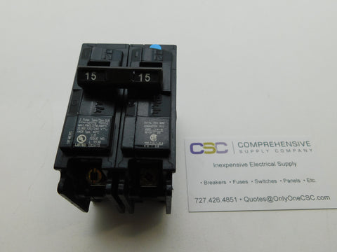 B215H - Siemens 15A Amp 2P Pole 22kA@120/240V Bolt On Circuit Breaker