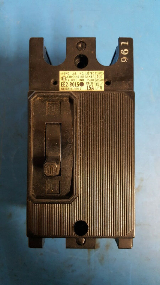 EE2B015 - ITE 15A Amp 2P Pole 10kA@240V Bolt On Circuit Breaker