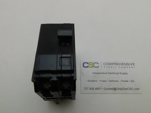 QO250 - Square D 50A Amp 2P Pole 10kA@120/240V Plug On Black Circuit Breaker W/ Peg