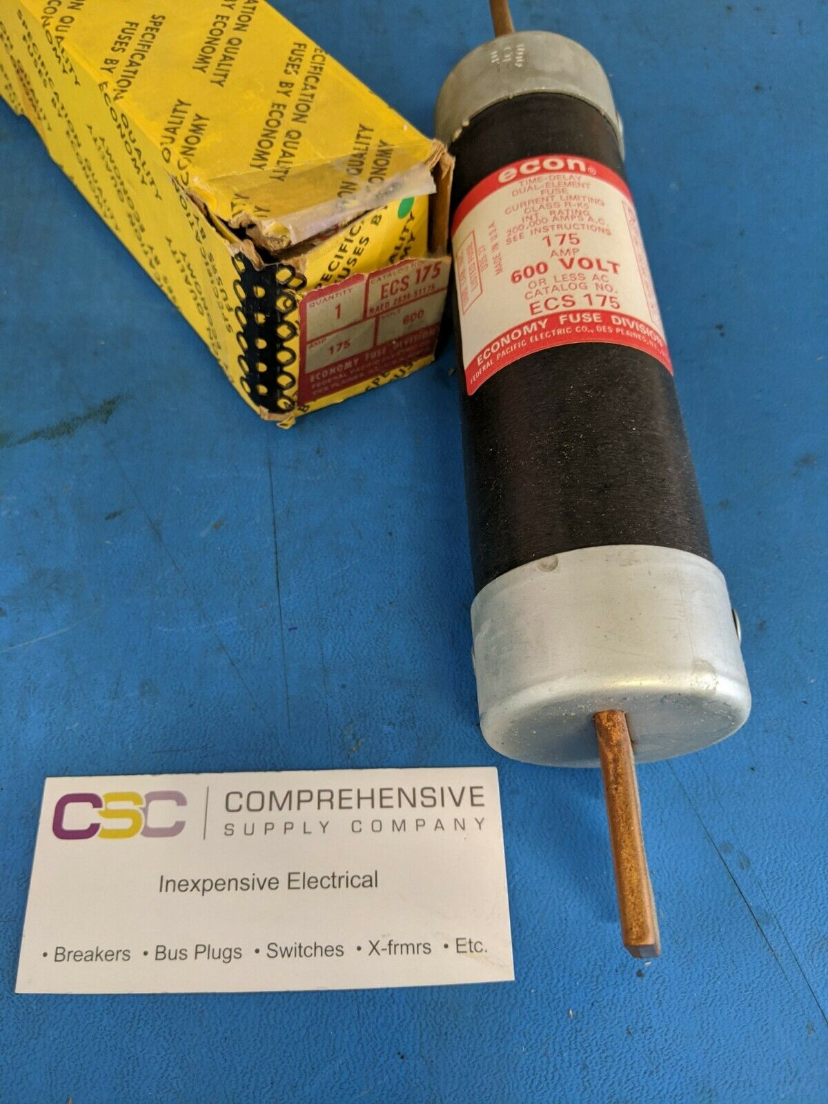 ECS-175 - Econ 175A Amp 600V Class Rk5 Time Delay Fuse