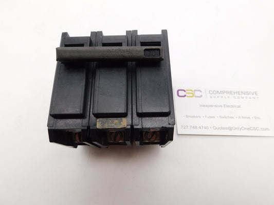 BQ370 - Gte 70A Amp 3P Pole 10kA@120/240V Bolt On Circuit Breaker