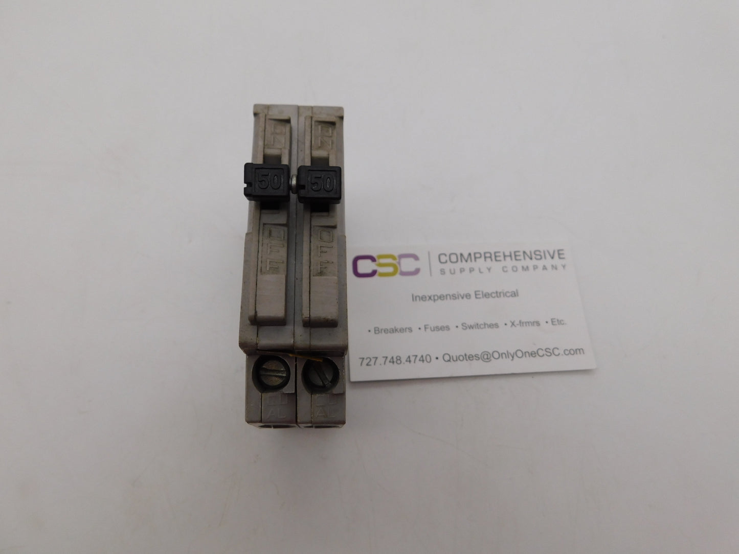 A250 - Challenger 50A Amp 2P Pole 10kA@240V Plug On Circuit Breaker W/Rejection Clip