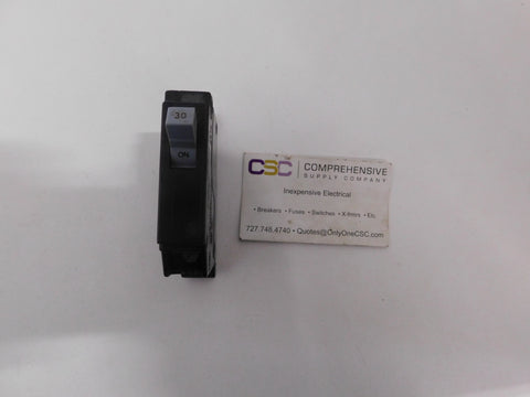 CHB130 - Cutler Hammer 30A Amp 1P Pole 10kA@120/240V Bolt On Circuit Breaker