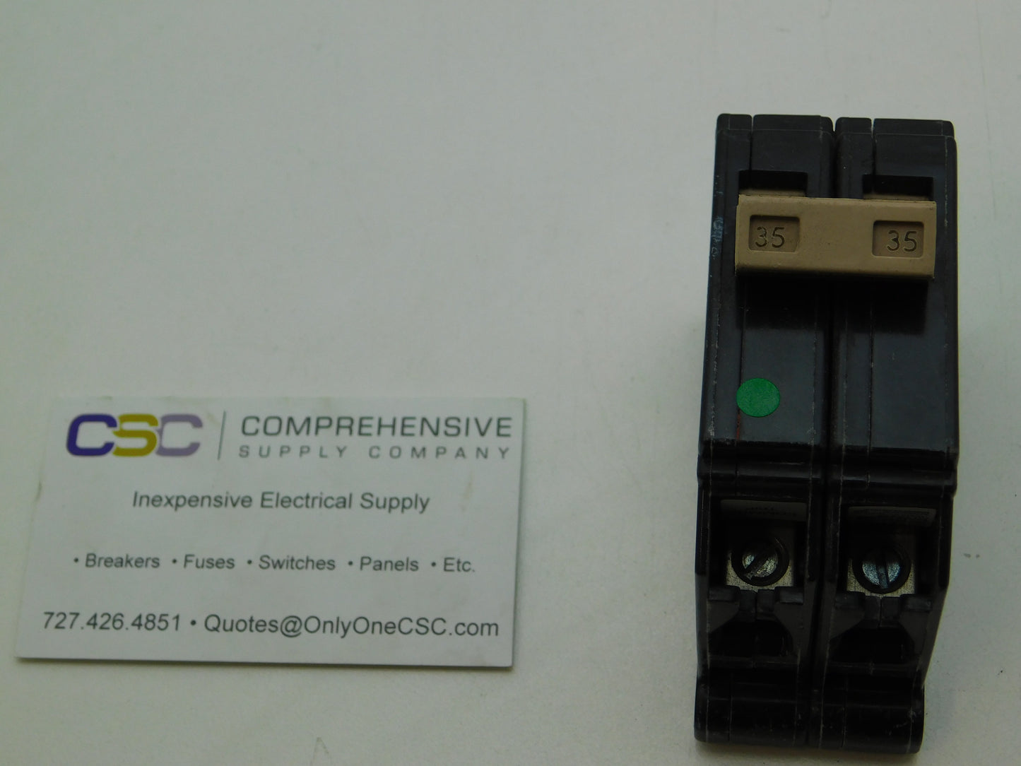 CH235 - Cutler Hammer 35A Amp 2P Pole 10kA@120/240V Plug On Circuit Breaker
