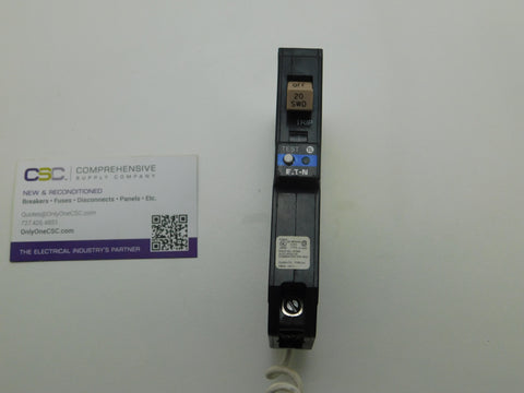 CHFN120DF - Cutler Hammer 20A Amp 1P Pole 10kA@120V Plug On Dual Function AFCI/GFCI Circuit Breaker