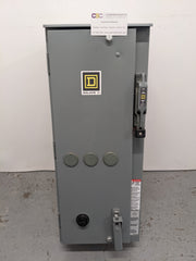 8539SDA15V81FF4H31TX11 - Square D 70A 600V Size 2 Combination Starter With Ssor, Breaker, 480Vpri/120Vsec Fused Transformer, Nema 12/3R Outdoor Enclosure And Reset