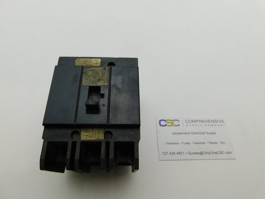 BQCH3B090 - Siemens 90A Amp 3P Pole 14kA@277/480V Bolt On Circuit Breaker