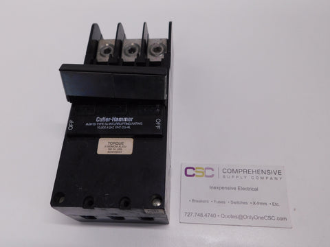 BJ3125 - Cutler Hammer 125A Amp 3P Pole 10kA@240V Plug On Main Circuit Breaker