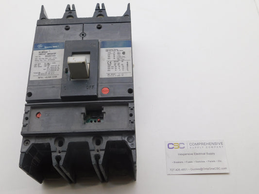 SGHA36AT0400 - GE 400A Amp 3P Pole 600V 35kA@480V Bolt On Spectra Rms Circuit Breaker W/250A Trip