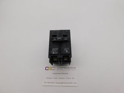 B250H - Siemens 50A Amp 2P Pole 22kA@120/240V Bolt On Circuit Breaker