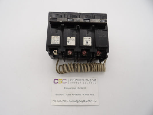 B310000S01 - Siemens 100A Amp 3P Pole 10kA@240V Bolt On Circuit Breaker W/120V Shunt Trip