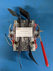 U9761 - Milbank 200A Amp 600V 7 Terminal 3Ph Ringless Meter Socket Only W/Lever Bypass