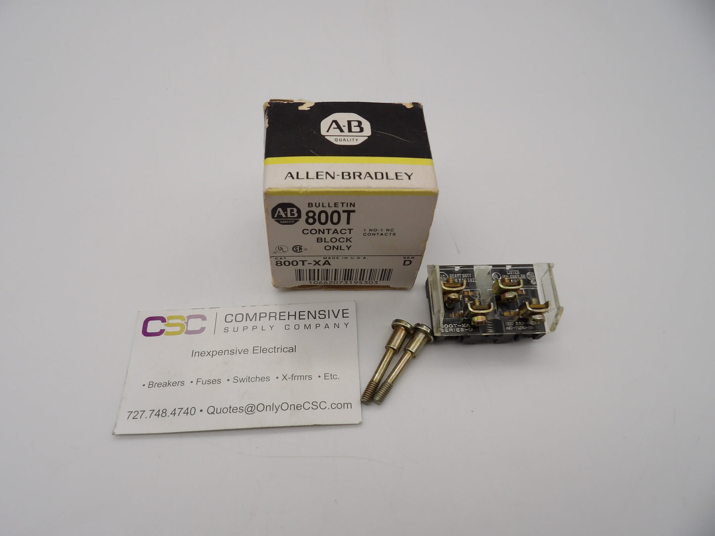 800T-XA - Allen Bradley Contact Block Only 1-No/1-Nc