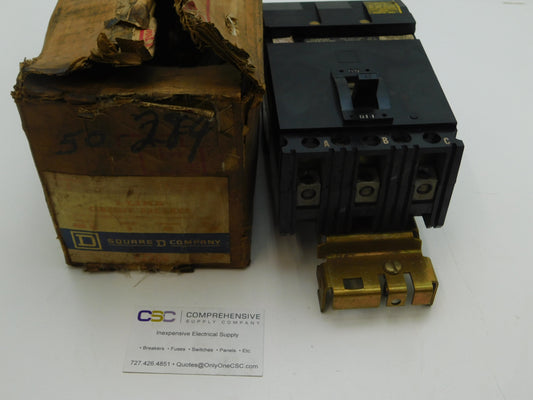 FA34040 - Square D 40A Amp 3P Pole 14kA@480V I-Line Plug On Black Circuit Breaker