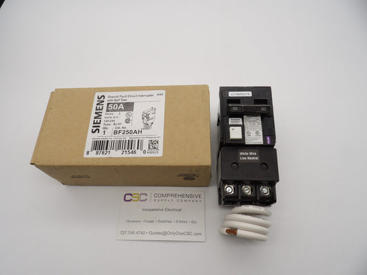 BF250AH - Siemens 50A Amp 2P Pole 22kA@120/240V Bolt On Ground Fault GFCI Circuit Breaker