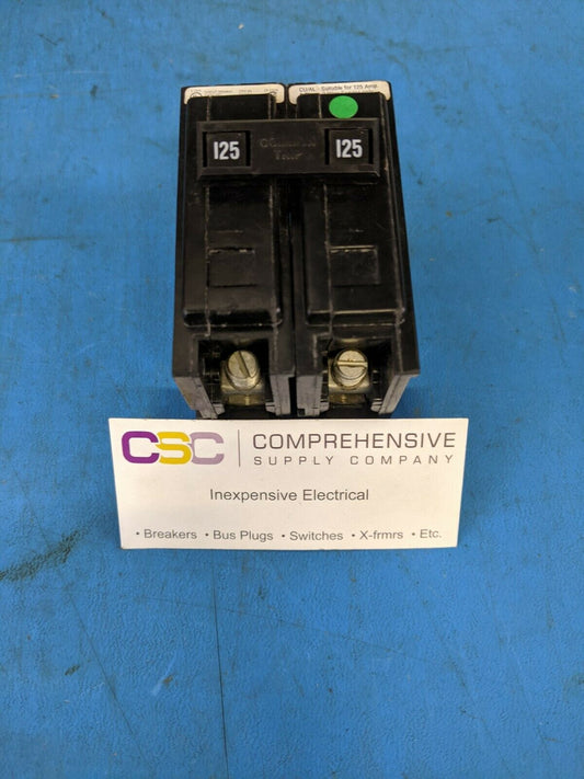 BAB2125 - Cutler Hammer 125A Amp 2P Pole 10kA@240V Bolt On Circuit Breaker