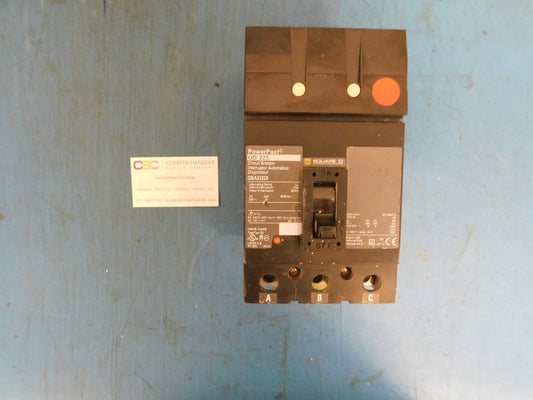 QBA32225 - Square D 225A Amp 3P Pole 10kA@240V I-Line Plug On Powerpact Circuit Breaker