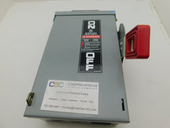 TH3221R - GE 30A Amp 2P Pole 240V Nema 3R Fusible Heavy Duty Safety Switch