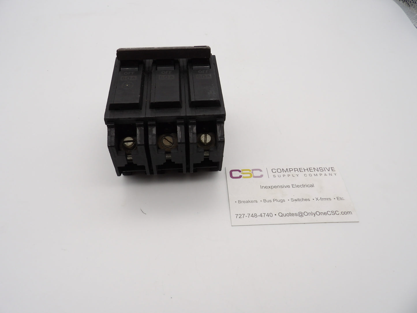 THQL32060 - GE 60A Amp 3P Pole 10kA@240V Plug On Circuit Breaker