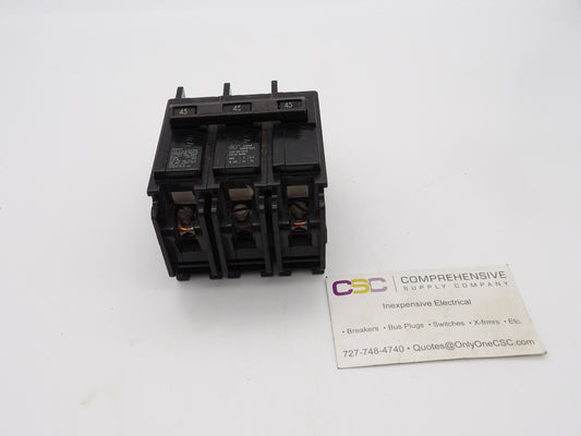 BQ3B045 - ITE 45A Amp 3P Pole 10kA@240V Bolt On Circuit Breaker